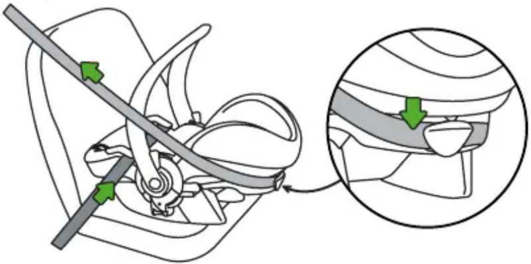 STOKKE iZi Go X1 - Installation de la ceinture dos à la route - 6