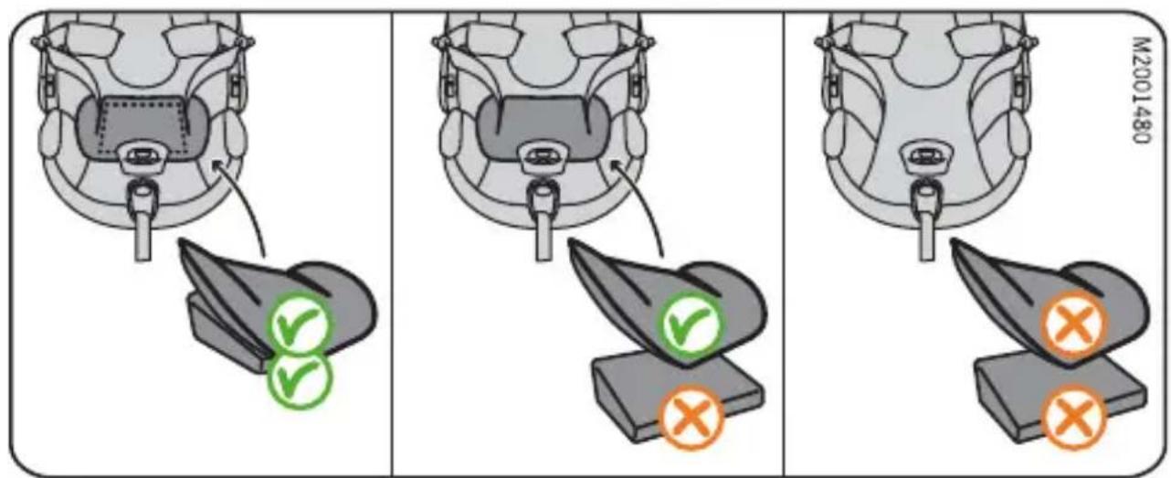 STOKKE iZi Go X1 - Configurations des deux coussins pour bébé - 1