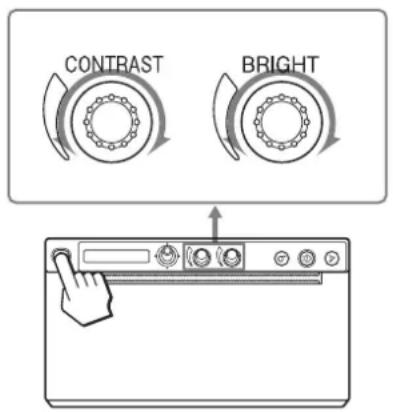 SONY UPD898MD - Réglage du contraste et de la luminosité - 1