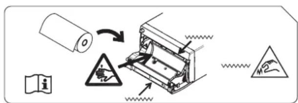 SONY UPX898MD - Chargement du papier - 1