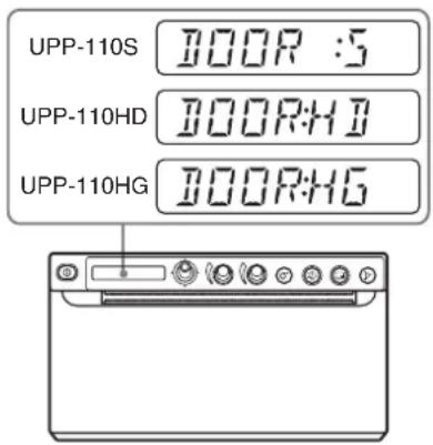 SONY UPX898MD - Papier actuellement sélectionné - 1