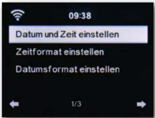 Imperial Dabman i200 - Datum &amp; Zeit - 1