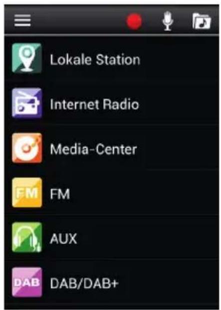 Imperial Dabman i200 - Main menu - 1