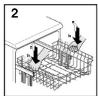 IBERNA LSI 47 W - ADJUST BASKET TO THE LOWER POSITION: - 2