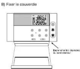 UPM THM301M - Comment fixer le thermostat au couvre-fond - 3