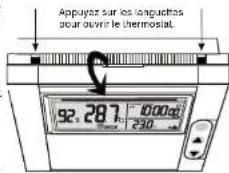 UPM THM302M - Installation de la plaque arrriere du thermostat - 1