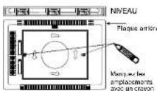 UPM THM302M - Installation de la plaque arrriere du thermostat - 2