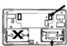 UPM THM501 - Installation des PILES et choix de l'échelle de temperature (c ou °f) - 2