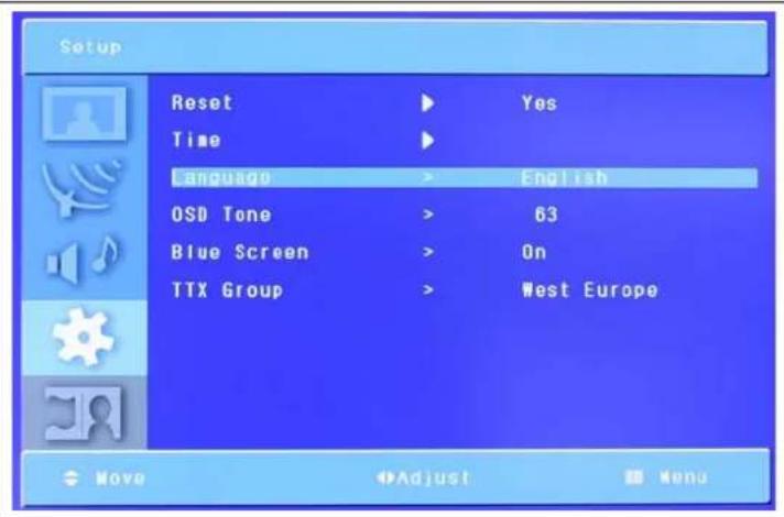 GERICOM GTW3208 - Langue - 1