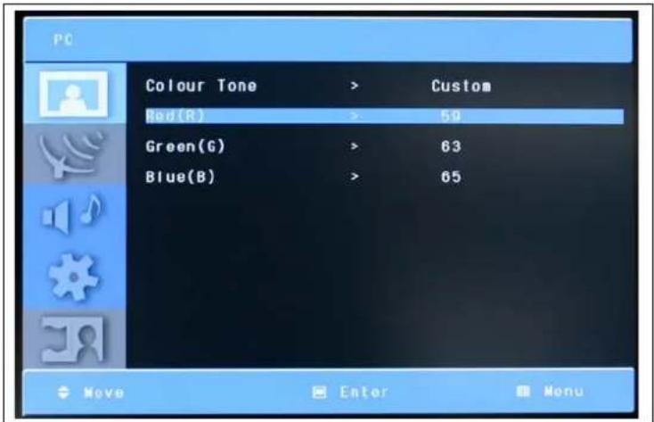 GERICOM GTW3208 - Tonalité de couleur - 1