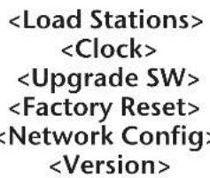 Acoustic Energy AE Internet Radio - The Radio Configure Menu - 1