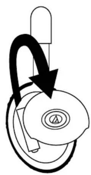 AUDIO TECHNICA ATHANC70 QuietPoint - Installing the battery and case construction - 2