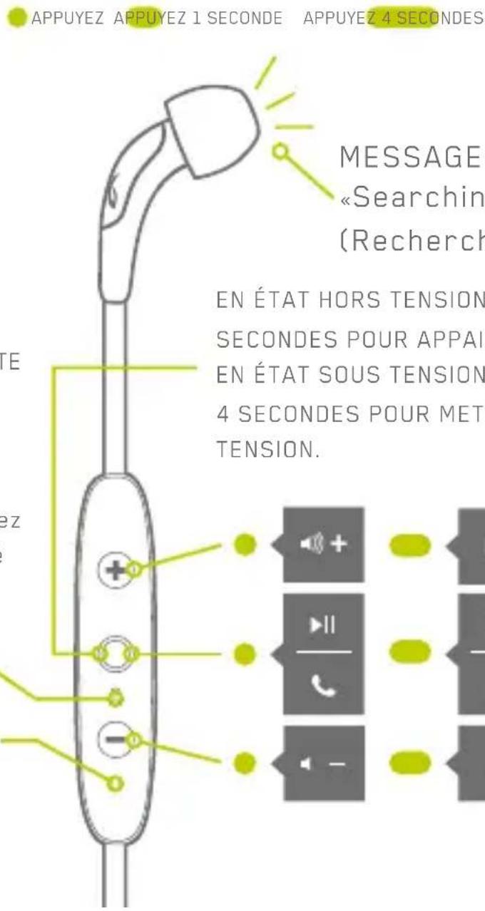 JAYBIRD Freedom - Mise sous tension - 2