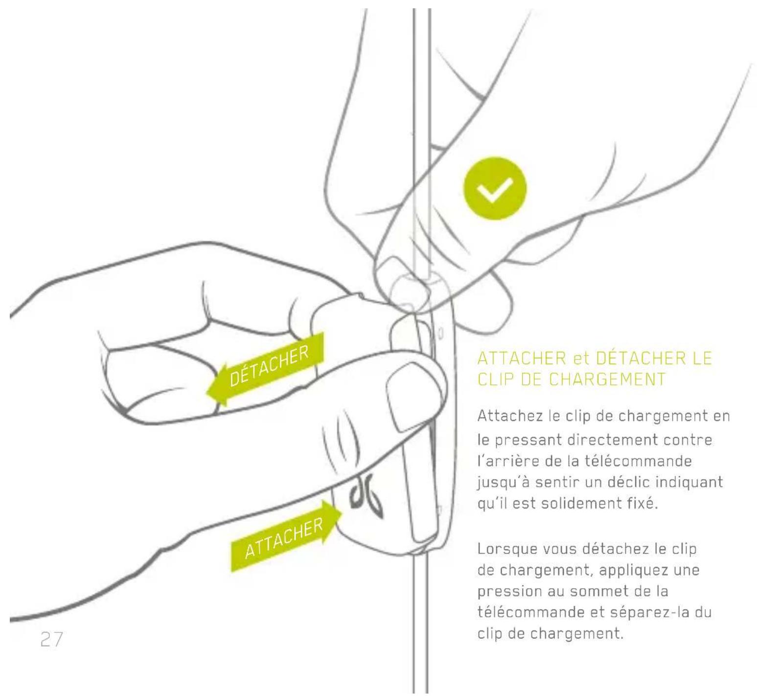 JAYBIRD Freedom - Utiliser le CLIP de chargement pour recharger vos écouteurs - 1