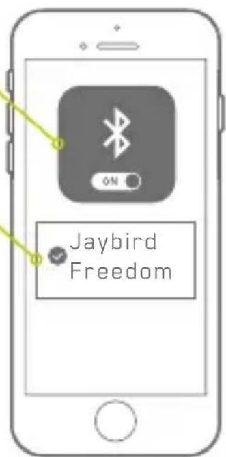JAYBIRD Freedom - Appariement - 2