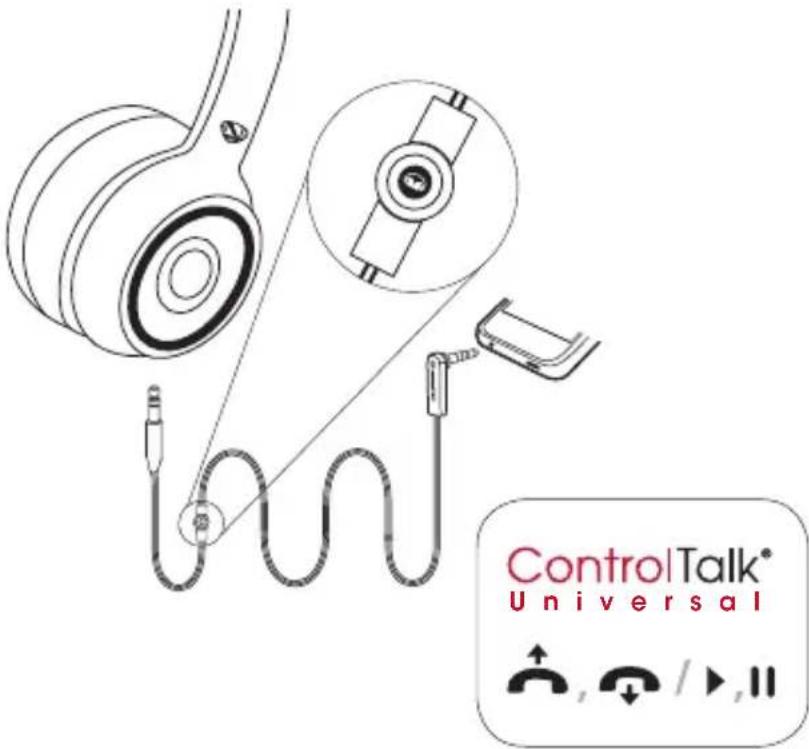 MONSTER NCredible NTune Core Solid gelb - Používání ovladače ControlTalk Universal™ - 1