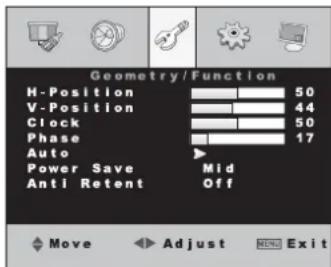 Monacor TFT1900LED - Anti Retent (Schattenbilder verhindern) - 1