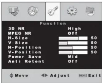 Monacor TFT1900LED - Bildoptimierung/Zusatzfunktionen - 1