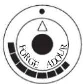 FORGE ADOUR Iberica 600 - POSITIES VAN DE BEDIENINGSHENDEL - 1