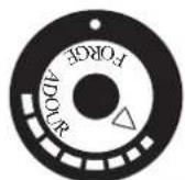 FORGE ADOUR Iberica 300 - Positions de la manette de commande - 3