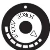 FORGE ADOUR Iberica 300 - POSITIES VAN DE BEDIENINGSHENDEL - 3