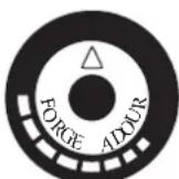 FORGE ADOUR Iberica 300 - POSITIES VAN DE BEDIENINGSHENDEL - 1