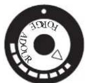 FORGE ADOUR Iberica 750 - Positions de la manette de commande - 3