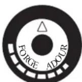 FORGE ADOUR Iberica 750 - POSITIES VAN DE BEDIENINGSHENDEL - 1