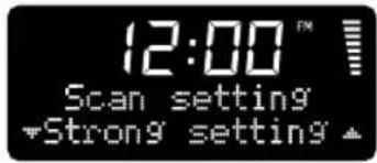 12:00 Scan setting ▼Strong setting