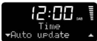 12:00 DAB Time Auto update