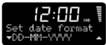 12:00 Set date format ▼DD-MM-YYYY