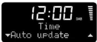 12:00 DAB Time Auto update