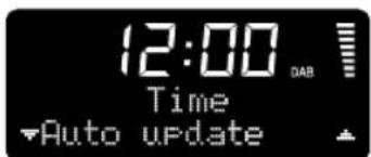 12:00 DAB Time Auto update