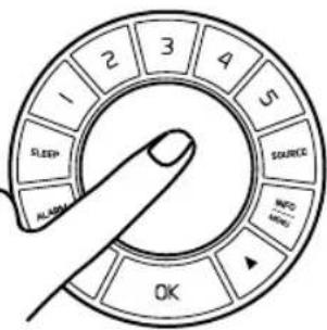 1 2 3 4 5 SLEEP SOURCE NICO MINT ALARM OK