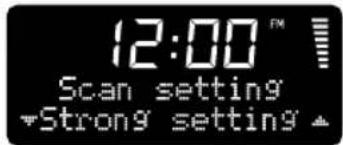 12:00 Scan setting ▼Strong setting