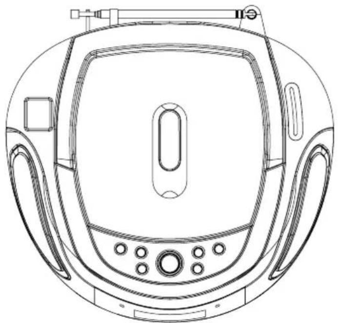 TAMASHI CD130 - Portabler CDPlayer mit Radio - 1