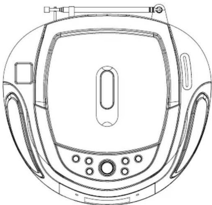 TAMASHI CD130 - Lettore CD / radio portatile - 1