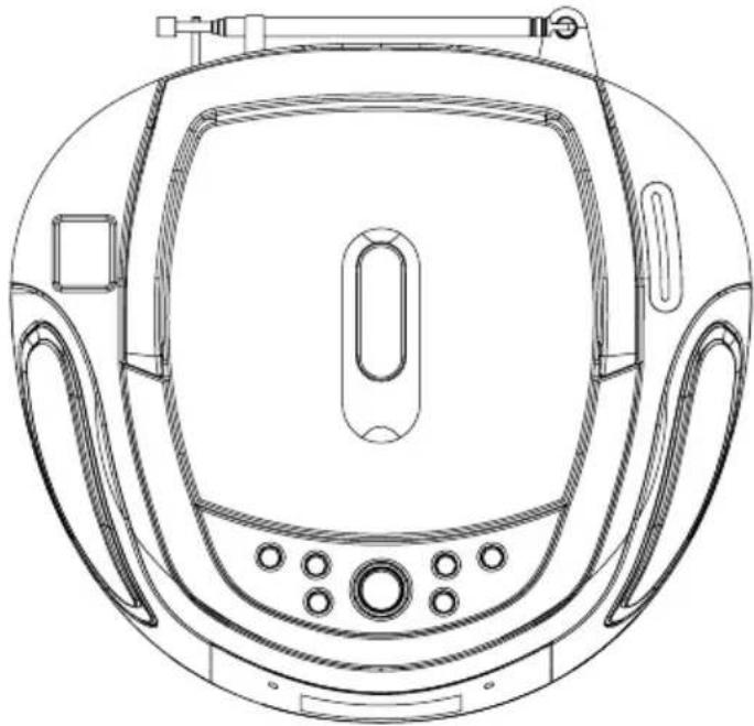 TAMASHI CD130 - CD/Radio Portable Player - 1