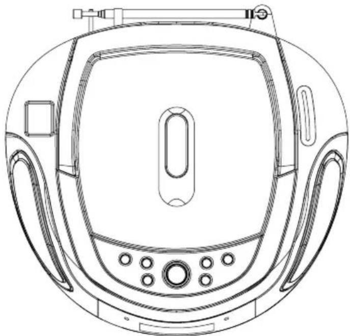 TAMASHI CD130 - Draagbare Radio / CD spelER - 1