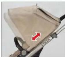 UPPAbaby Vista - GÖLGELİĞİN AYARLANMASI - 1
