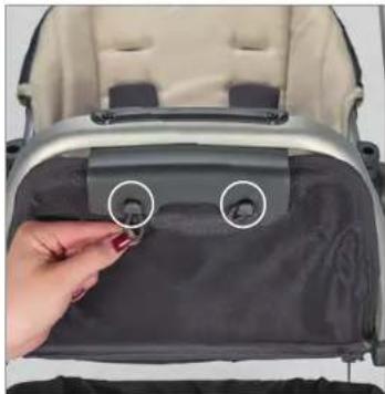 UPPAbaby Vista - KOLTUKTAN KUMAŞLARI ÇIKARMA - 1