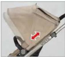 UPPAbaby Vista - AJUSTAR LA CAPOTA - 1