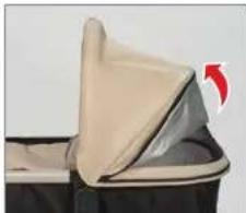 UPPAbaby Vista - VENTILATIE ZÖNNEKAP - 2