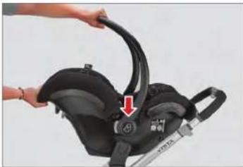 UPPAbaby Vista - COMO COLOCAR LA SILLA DE SEGURIDAD MAXI-COSI EN LOS ADAPTADORES - 1