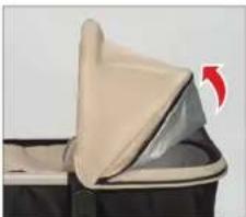 UPPAbaby Vista - VENTILAZIONE DELLA CAPOTTINA - 2
