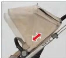 UPPAbaby Vista - REGOLAZIONE DELLA CAPOTTINA - 1