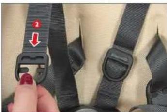 UPPAbaby Vista - DE LENGTE VAN DE GORDELRIEMEN AANPASSEN - 4