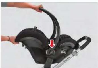 UPPAbaby Vista - VERWENDUNG DES ADAPTERS FÜR DEN AUTOSITZ - 3