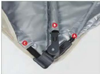 UPPAbaby Vista - ENTFERNEN DES STOFFBEZUGS VOM VERDECK - 1