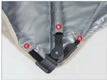 UPPAbaby Vista - DE ZÖNNEKAP ERAF HALEN - 1